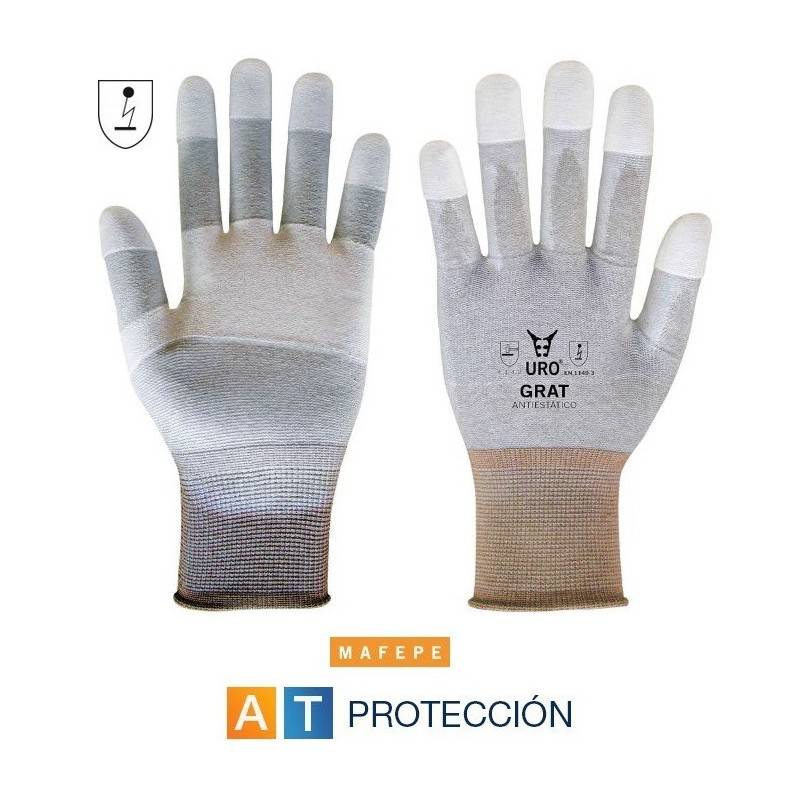 Guantes antiestáticos permanente