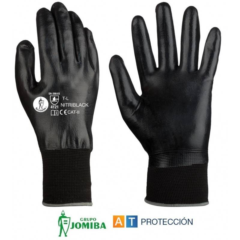 Guantes nitrilo completos Jomiba NITRIBLACK