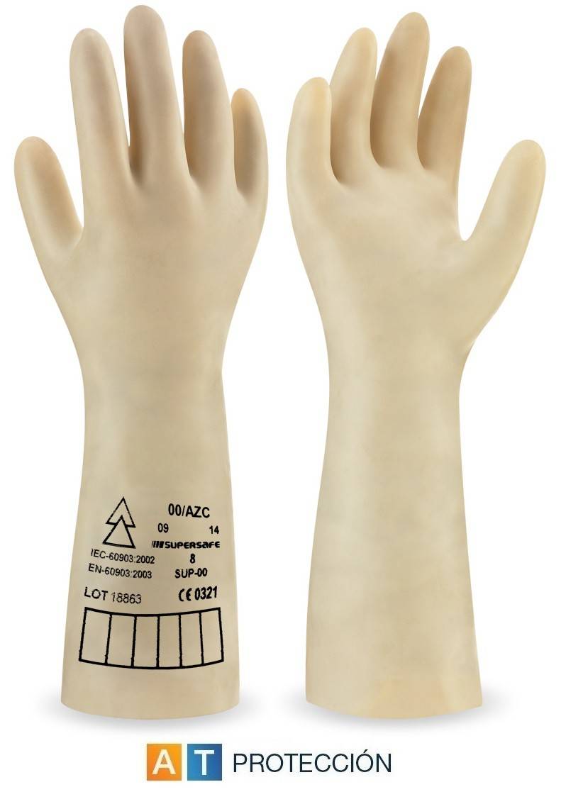 Guante anticorte motosierra protección 2 manos clase 1 guantes