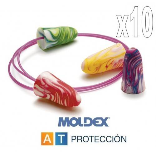 3M™ Tapones auditivos reutilizables con cordón, 90586-10DC, 10 packs por  caja