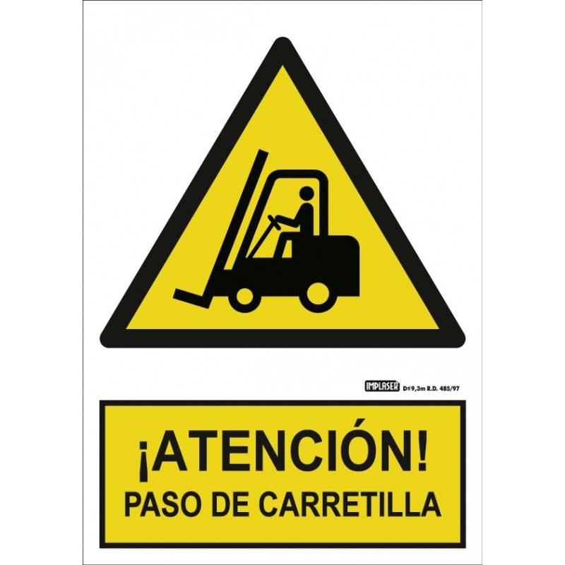 ¡ ATENCIÓN ! PASO DE CARRETILLA A4 Y A3