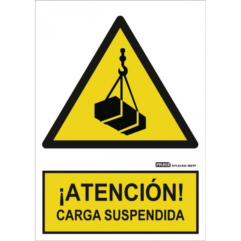 ¡ ATENCIÓN ! CARGA SUSPENDIDA A4 Y A3