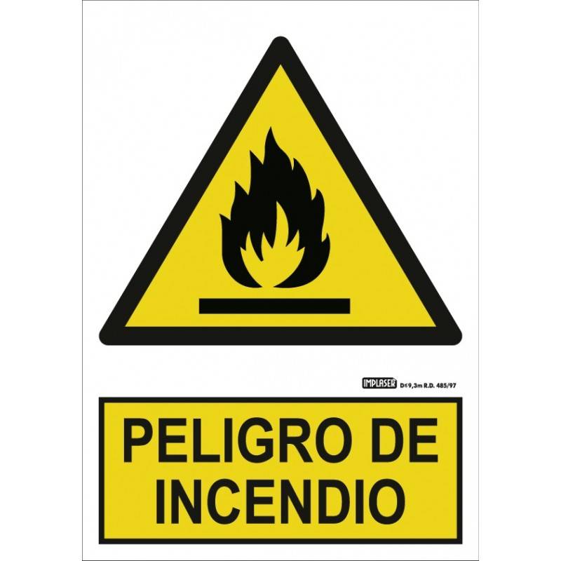 PELIGRO DE INCENDIO A4 Y A3