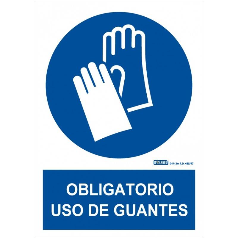 ES OBLIGATORIO EL USO DE LOS GUANTES