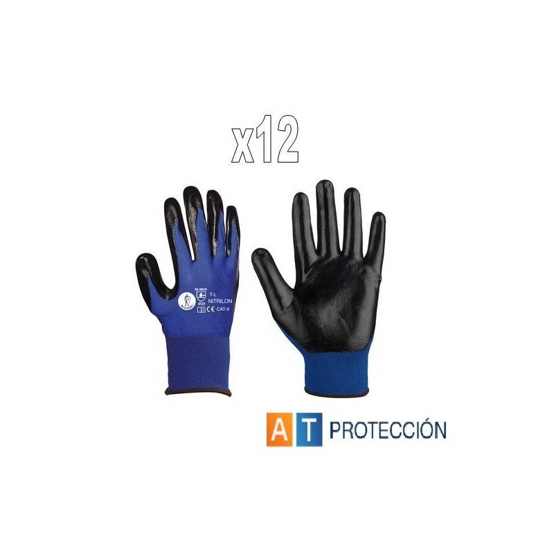 guantes de seguridad nitrilo