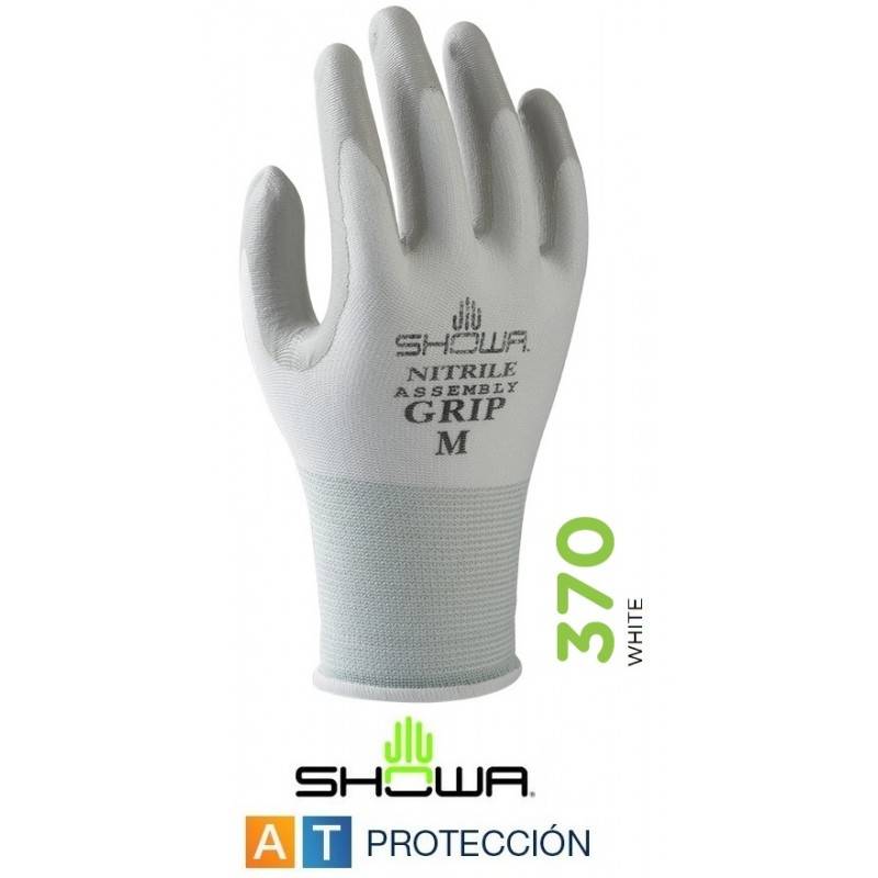 Guantes SHowa 370W nitrilo