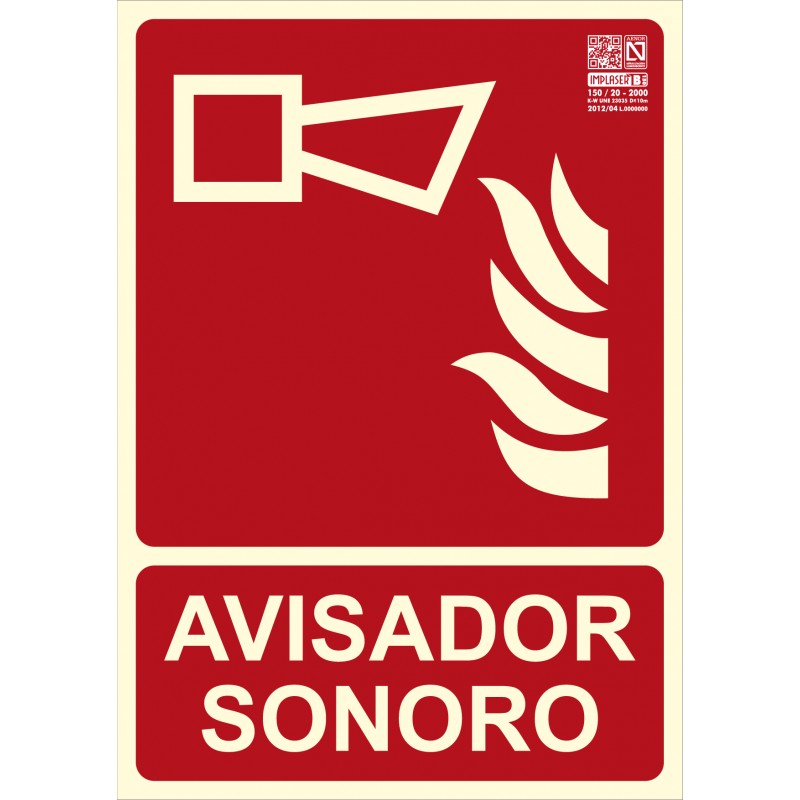 SEÑAL AVISADOR SONORO  A4