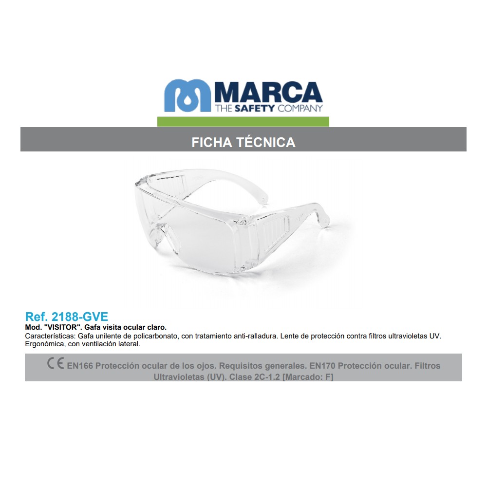 Productos, ProtecciÃ³n Ocular, Gafas de montura integral - LÃnea Pro, Ref., Marca Protección Laboral