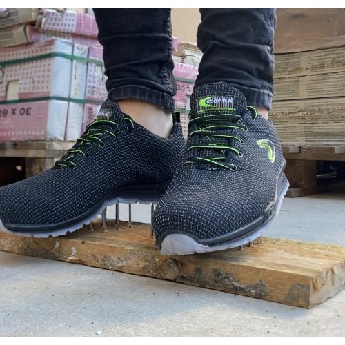  COFRA Zapatos de trabajo resistentes a productos químicos,  calzado antideslizante al vapor con puntera de seguridad compuesta y parte  superior repelente al agua, talla 5.5 : Deportes y Actividades al Aire