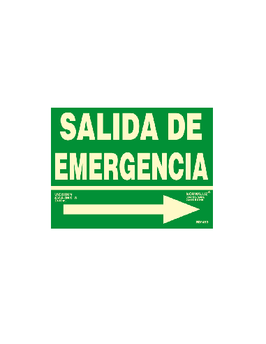 señal salida de emergencia derecha