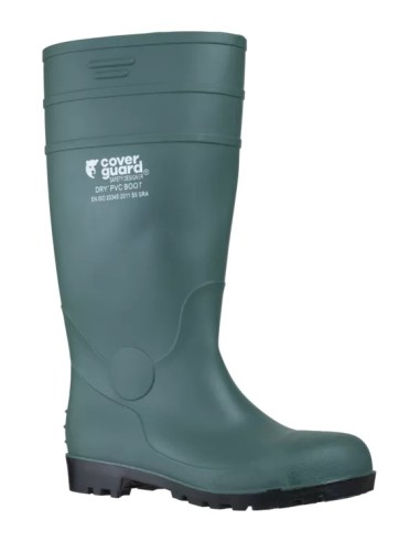 Botas de Agua de seguridad Cover Guard DRY'PVC S5 SRA Verde