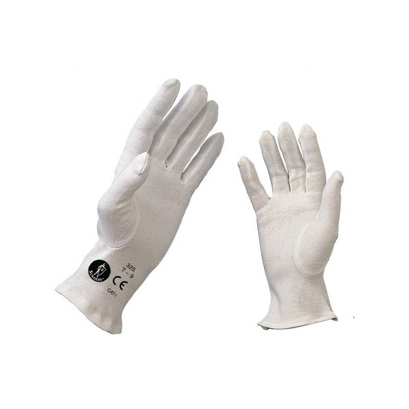 GUANTES DE ALGODON BLANCOS