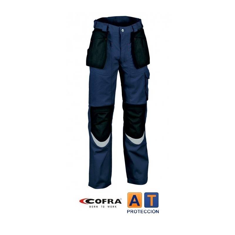 Produce Anticuado Acción de gracias Pantalón de trabajo COFRA Carpenter Azul-Negro